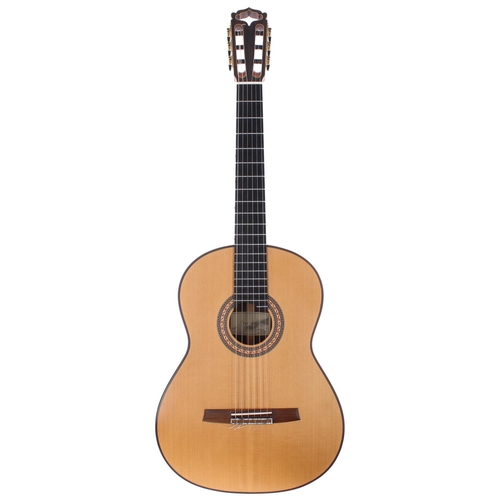 1371 - Armin Hanika Natural Lattice classical guitar, made in Germany, circa 2013; Back and sides: select e... 