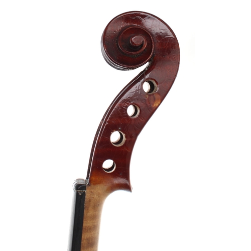 2419 - French seven-eighth size violin labelled Lutherie Artistique, Vautrin Pol-Amati, 13 13/16