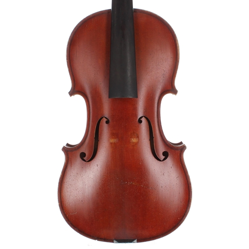 2426 - French violin labelled Gustave Bazin, Eleve de Darte-Vuillaume, Ex-Ouvrier de Ch.-J.-B. Collin-Mezin... 