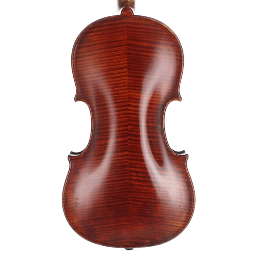 2428 - Violin labelled Amati Mangeno Figlio ed allievo di Alexandro fece in Bordo 1959; also labelled Josep... 