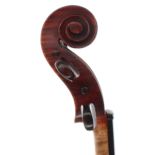 2428 - Violin labelled Amati Mangeno Figlio ed allievo di Alexandro fece in Bordo 1959; also labelled Josep... 