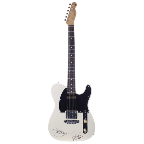 436 - Status Quo - pair of autographed early 1990s Fender Francis Rossi and Rick Parfitt Signature Telecas... 