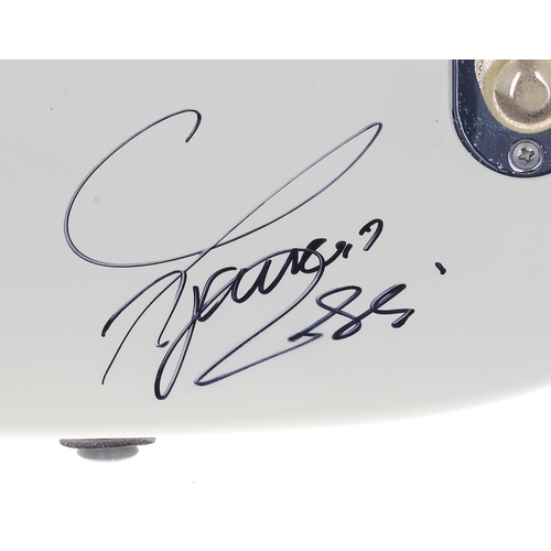 436 - Status Quo - pair of autographed early 1990s Fender Francis Rossi and Rick Parfitt Signature Telecas... 