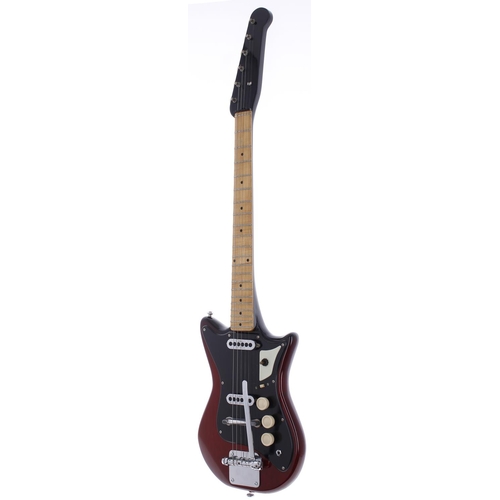 369 - Ray Fenwick - Burns Sonic electric guitar, made in England, circa 1960; Body: cherry finish, refinis... 