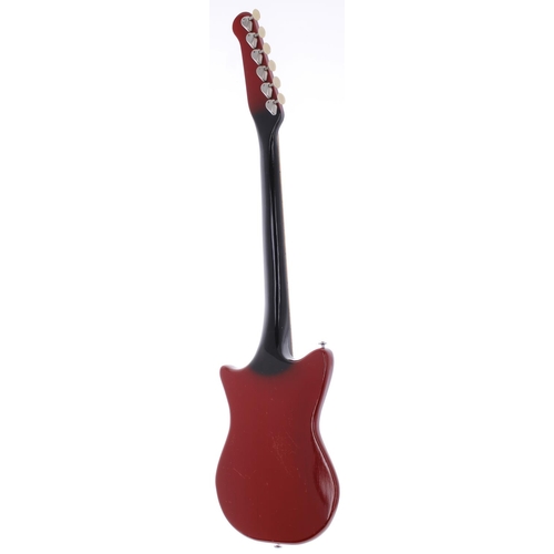 368 - Ray Fenwick - Burns Sonic electric guitar, made in England, circa 1960; Body: red finish, lacquer ov... 