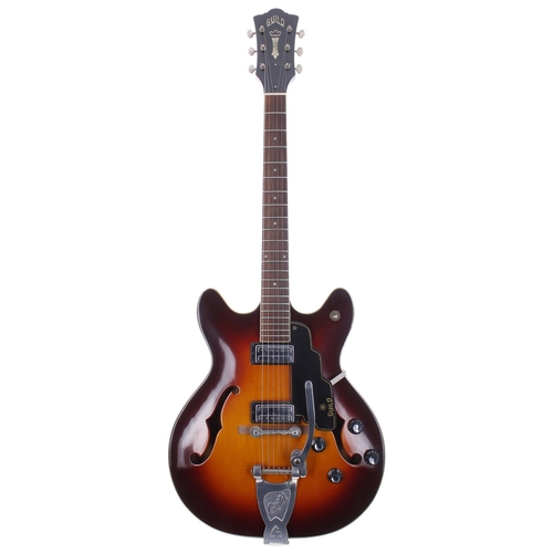 370 - Ray Fenwick - 1965 Guild Starfire IV semi-hollow body electric guitar, made in USA, ser. no. EL142; ... 