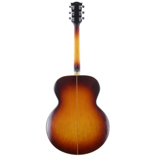 393 - Charlie Harcourt - 1962 Gibson J-200 acoustic guitar, made in USA, serial no. 61209; Body: sunburst ... 