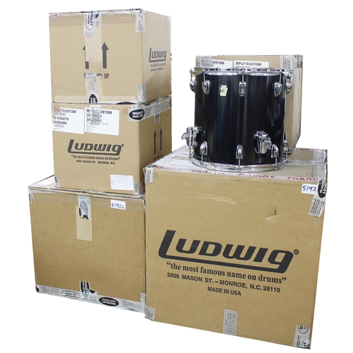 1594 - Good brand new and unplayed Ludwig Weather Master five piece drum set*This drum set is in the origin... 