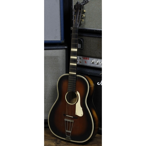 586 - 1920s German acoustic guitar in need of some attention