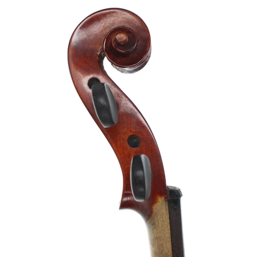 2449 - Italian violin by and labelled Antonio Lechi, fece Cremona 1923; also signed on the label, the two p... 