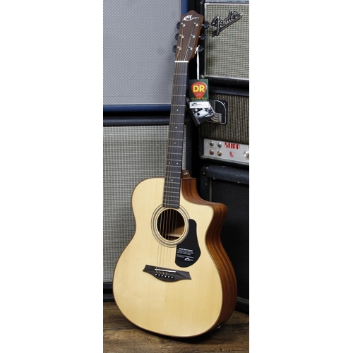 652 - Mayson ESM-10CE electro-acoustic guitar; Back and sides: mahogany; Top: natural spruce; Neck: mahoga... 