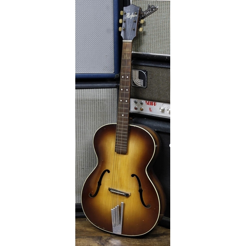 655 - Hofner Congress guitar in need of restoration, made in Germany, ser. no. 5424... 