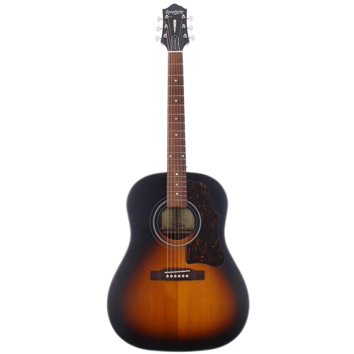 298 - 2019 Epiphone Masterbilt AJ-45ME/VSS electro-acoustic guitar, made in Indonesia; Back and sides: mah... 