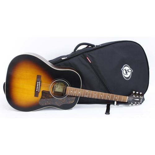 298 - 2019 Epiphone Masterbilt AJ-45ME/VSS electro-acoustic guitar, made in Indonesia; Back and sides: mah... 