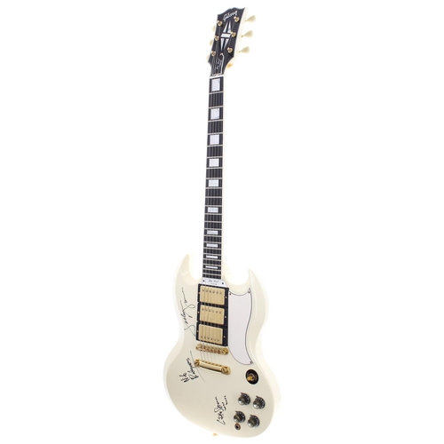 422 - Nile Rodgers - owned and autographed 2007 Gibson Custom Les Paul Custom electric guitar, ser. no. 07... 