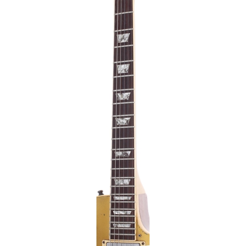 431 - Rob Holliday (Gary Numan, The Prodigy) - 1976 Gibson Les Paul Standard gold top electric guitar, mad... 