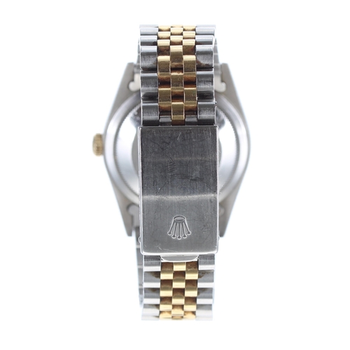 16 - Rolex Oyster Perpetual Datejust gold and stainless steel gentleman's wristwatch, reference no. 16233... 