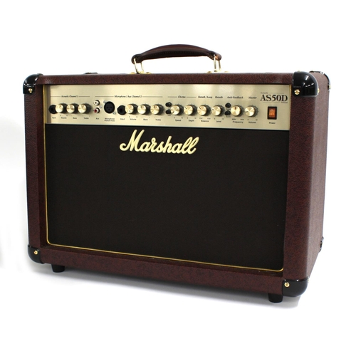 379 - Ray Fenwick - Marshall Acoustic Soloist AS50D guitar amplifier, made in China, ser. no. C-2011-52-06... 