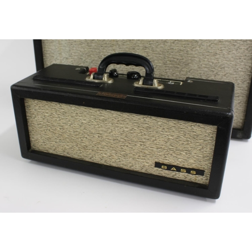 380 - Ray Fenwick - 1960s Jennings Domino Bass guitar amplifier head, made in England, ser. no. 03853; tog... 