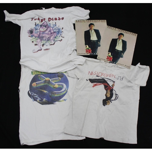 459 - Artists various - selection of original tour jumpers and T-shirts to include Bruce Springsteen 'Tunn... 