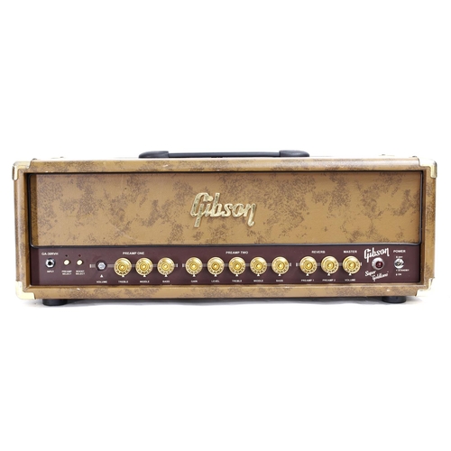 810 - Gibson Super Goldtone GA30RVH guitar amplifier head, made in England (missing one control knob)*Plea... 