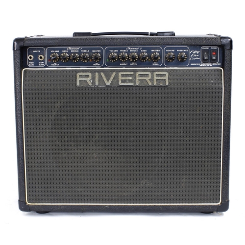 842 - Rivera Fifty Five Twelve guitar amplifier, made in USA, with original FS-7 foot switch*Please note: ... 