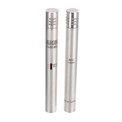 1272 - Two AKG C451EB pencil microphones (2)*Please note: Gardiner Houlgate do not guarantee the full worki... 