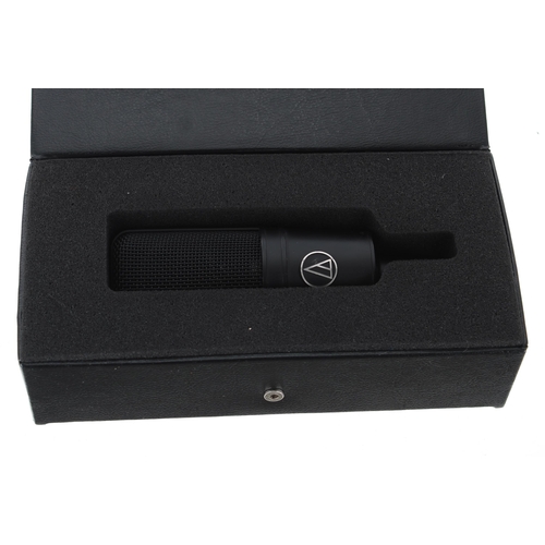 1275 - Audio Technica AT4033A microphone, cased*Please note: Gardiner Houlgate do not guarantee the full wo... 