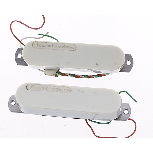 Two Fender Lace Sensor Gold single coil pickups