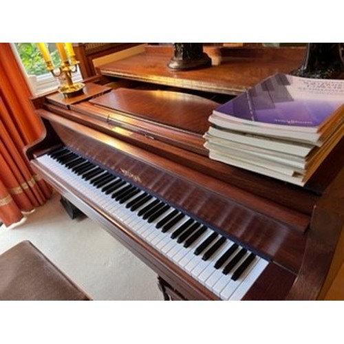 1556 - Good Welmar walnut grand piano, manufactured by Whelpdale, Maxwell & Codd Ltd, 47 Conduit Street... 