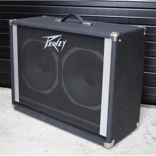 825 - Peavey 2126x 2 x 12 guitar amplifier speaker cabinet*Please note: Gardiner Houlgate do not guarantee... 