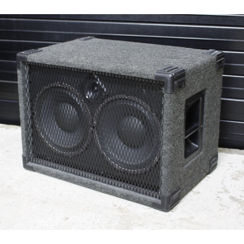 849 - Loud Pro 2 x 10 bass guitar speaker cabinet, fitted with neodymium speakers with high frequency twee... 