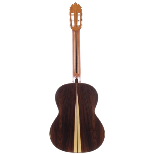 1355 - 2002 Joan Cashimira Model 145 classical guitar, made in Spain; Back and sides: rosewood; Top: natura... 