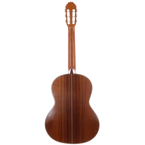 1359 - 2005 Amalio Burguet 1-020 classical guitar; Back and Sides: rosewood, minor dings and marks, profess... 