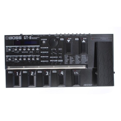 921 - Boss GT-8 guitar effects processor, with gig bag and PSU*Please note: Gardiner Houlgate do not guara... 