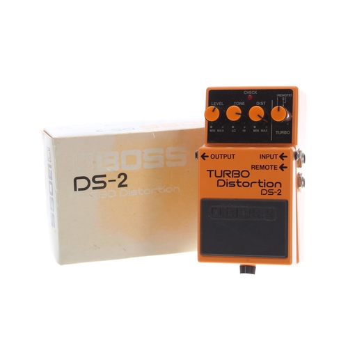 946 - Boss DS-2 Turbo Distortion guitar pedal, boxed*Please note: Gardiner Houlgate do not guarantee the f... 
