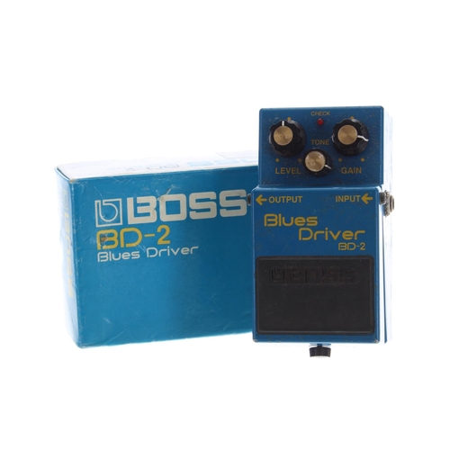 947 - Boss BD-2 Blues Driver guitar pedal, boxed*Please note: Gardiner Houlgate do not guarantee the full ... 