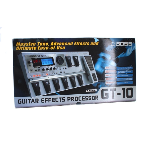 954 - Boss GT-10 guitar effects processor*Please note: Gardiner Houlgate do not guarantee the full working... 