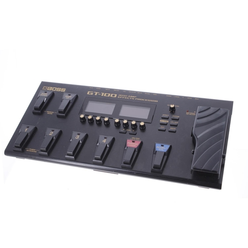 964 - Boss GT-100 effects processor guitar pedal, boxed*Please note: Gardiner Houlgate do not guarantee th... 