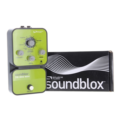 966 - Source Audio Soundblox Tri-Mod Wah guitar pedal, boxed*Please note: Gardiner Houlgate do not guarant... 