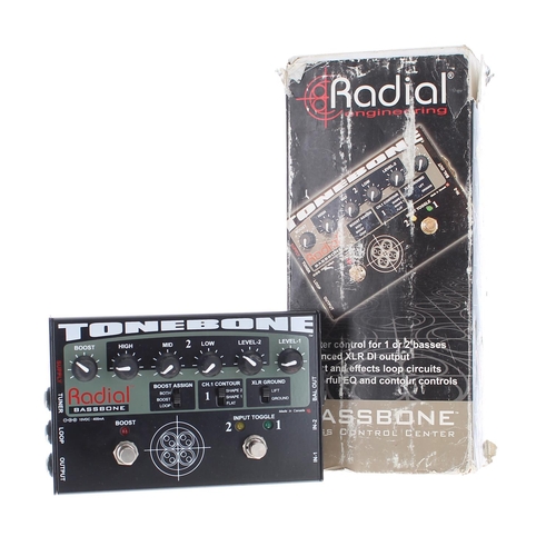 973 - Radial Engineering Tonebone Bass Bone bass control centre guitar pedal, boxed*Please note: Gardiner ... 