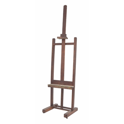 1325 - 19th century oak artist's easel, 21