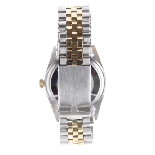 21 - Rolex Oyster Perpetual Datejust gold and stainless steel gentleman's wristwatch, reference no. 1601,... 