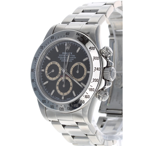 37 - Rolex Oyster Perpetual Cosmograph Daytona stainless steel gentleman's wristwatch, reference no. 1652... 