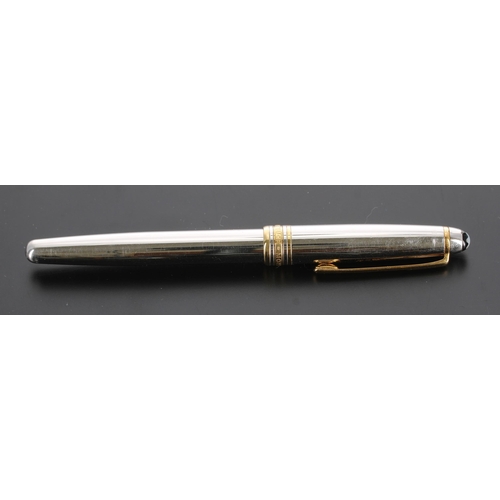 642 - Montblanc Meisterstuck platinum and 18ct ballpoint pen, BYO259, 53.6gm (240)