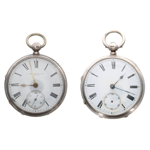 363 - Victorian silver fusee lever pocket watch, London 1874, the movement signed John Blaylock, Carlisle,... 