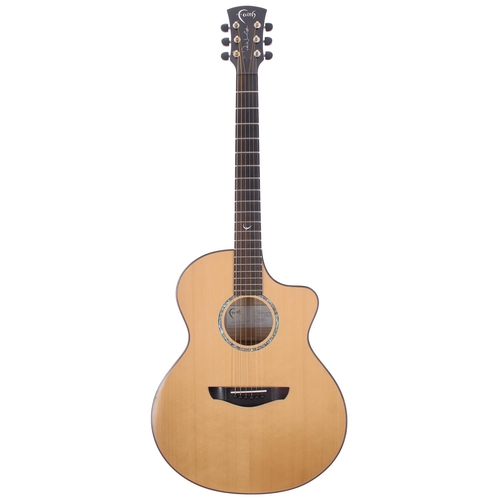 165 - Faith Patrick James Eggle Signature Neptune Cut FSG-NC-BSY-S acoustic guitar, made in Indonesia; Bac... 