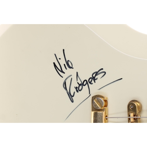 383 - Nile Rodgers - owned and autographed 2007 Gibson Custom Les Paul Custom electric guitar, ser. no. 07... 