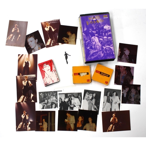 434 - David Bowie interest - two Cine films of David Bowie live on stage, believed to be Zurich 1976, with... 