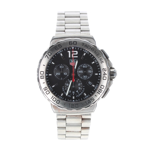 78 - Tag Heuer Formula 1 chronograph stainless steel gentleman's wristwatch, reference no. CAU1112, seria... 